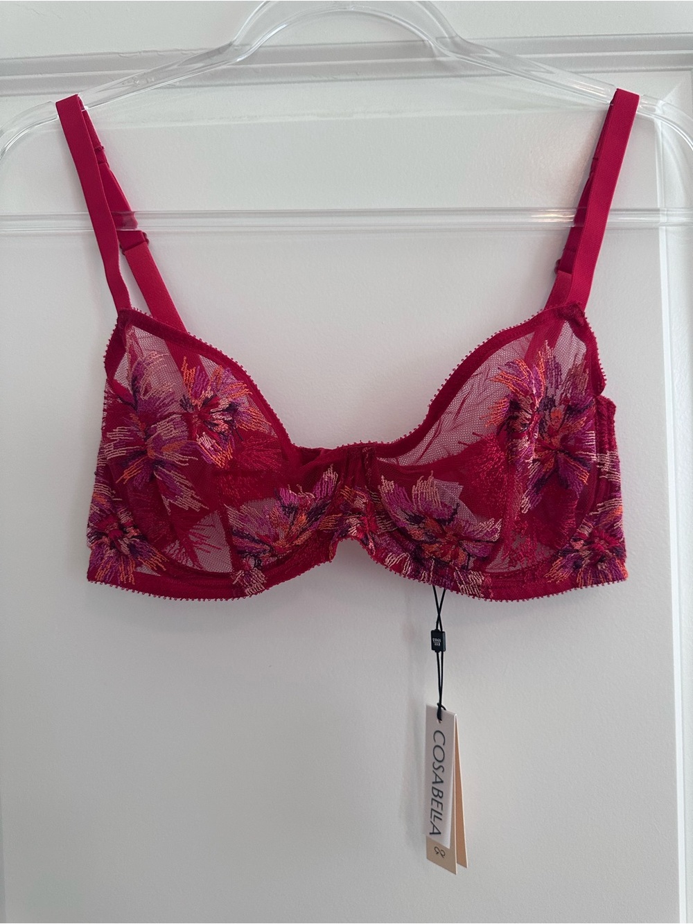 Cosabella Masaai Balconette Bra Mystic Red - Picture 3 of 6